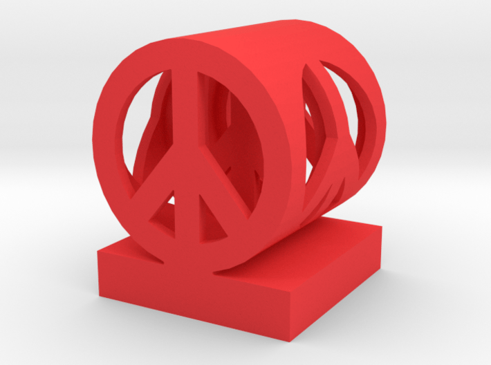 Peace in peace medium 3d printed 
