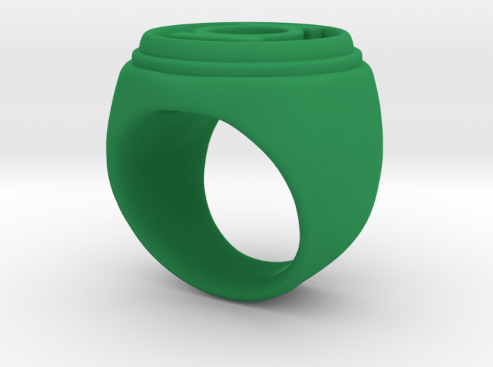 Green Lantern Ring - Size 6.5 3d printed