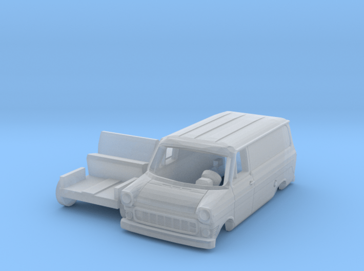 Ford Transit Kastenwagen (TT 1:120) 3d printed 