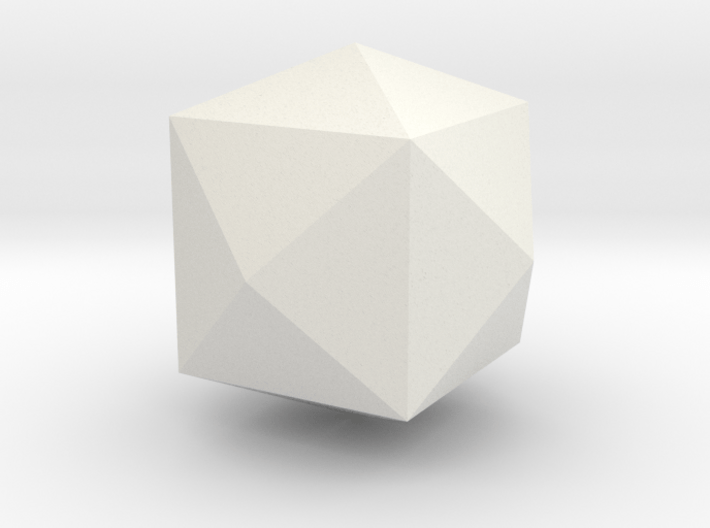Tetrakis-hexahedron 3d printed 