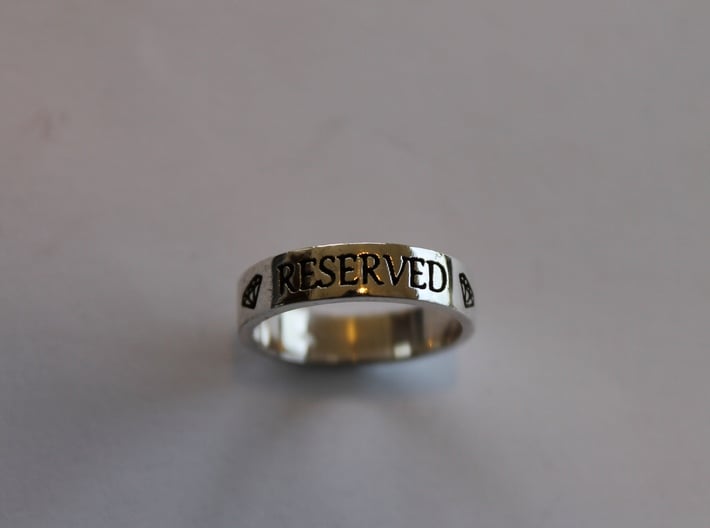 11 Reserved Ring Size 7 3d printed 