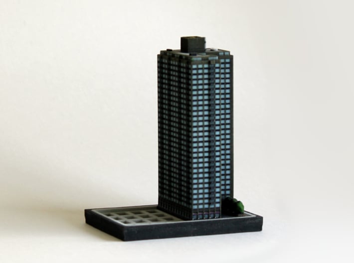 High Rise Apartment Building New York 4 x 4 3d printed 