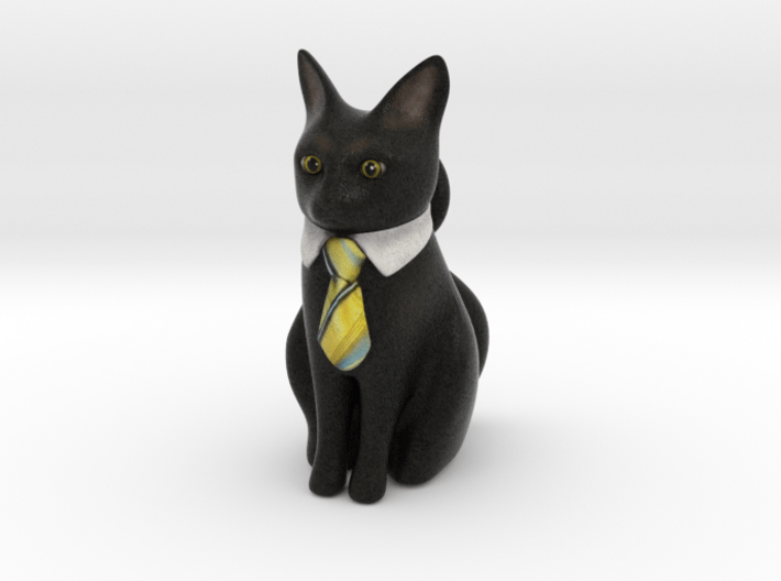 Business Cat 3d printed 