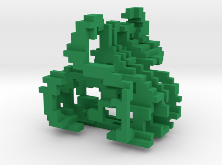 Little and Cubed Ornament 3d printed