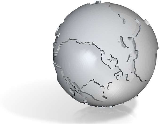 Globe, Hollow, 3/4 Inch Diameter 3d printed 