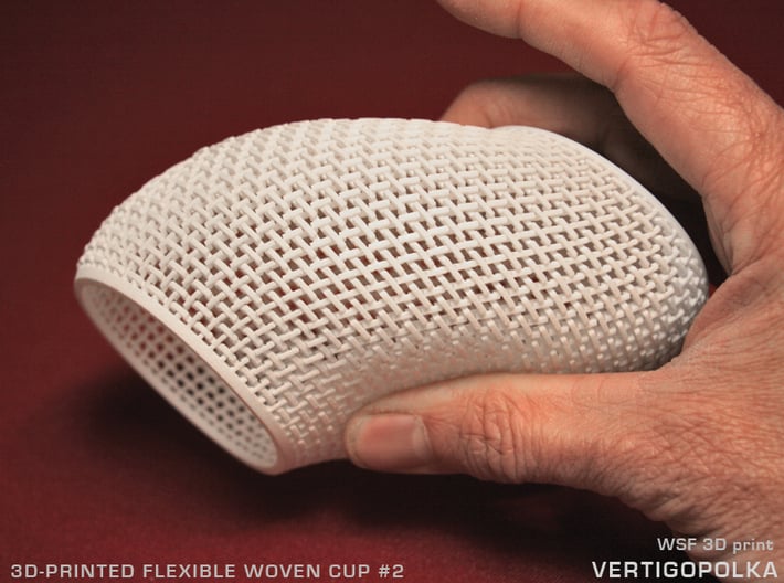 100mm Woven Cup 2 TEST 3d printed 
