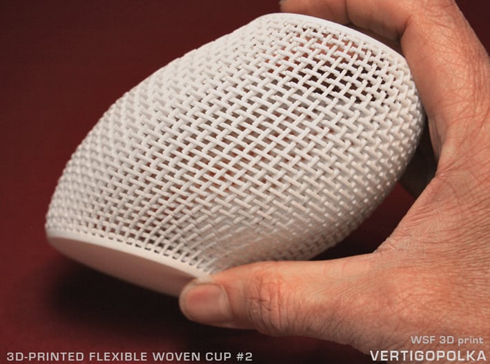 100mm Woven Cup 2 TEST 3d printed 