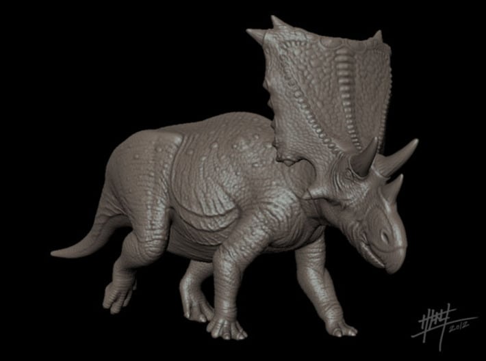 Chasmosaurus Belli 1/72 3d printed