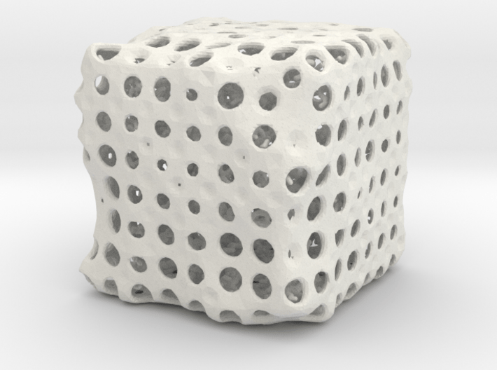 Dendritic Ornament, Cube no.1 3d printed 