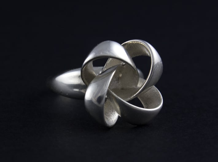 KNOT RING size 6 3d printed 