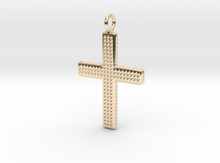 Cross pendant 3d printed 