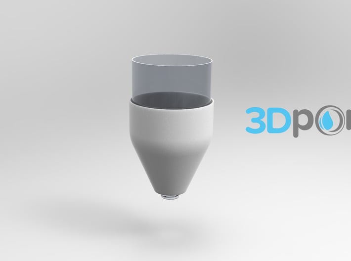 Bottle Sleeve - 3Dponics Drip Hydroponics 3d printed Bottle Sleeve - 3Dponics Drip Hydroponics