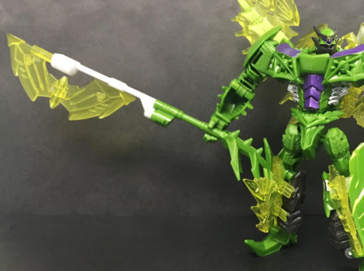 TF4: AOE Warrior Of Growl (pole) for deluxe Snarl 3d printed 