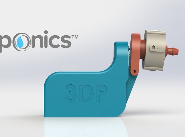 Receiver - 3Dponics Non-Circulating Hydroponics 3d printed Receiver - 3Dponics Non-Circulating Hydroponics