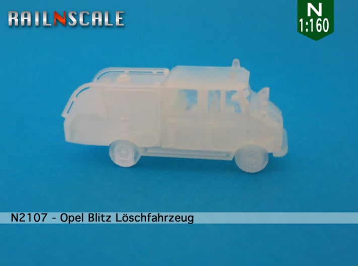 Opel Blitz TLF 1000 (N 1:160) 3d printed 