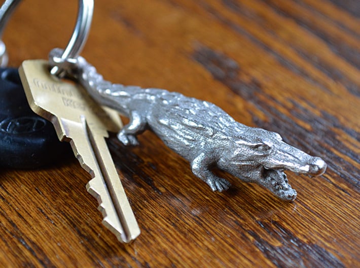 Alligator Keychain / bottle opener 3d printed