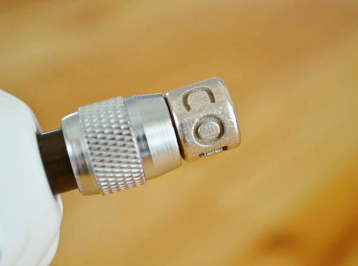 Coffee Grinder Bit For Drill Driver CDP-S 3d printed Set Image (1/4" Hex Chuck)