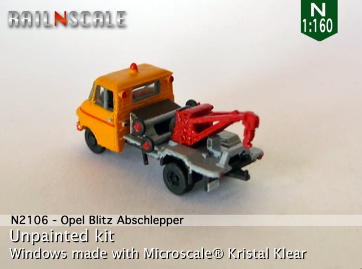 Opel Blitz A Abschlepper (N 1:160) 3d printed 