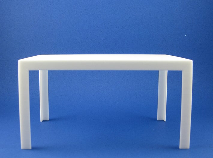 Sei Modern Dining Table 1:12 scale 3d printed 