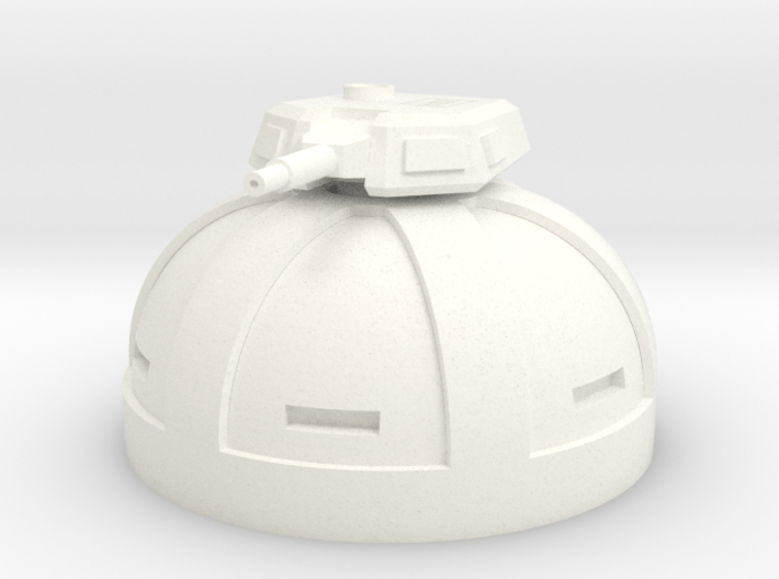 Outpost with rotatable turret  (1/285) 3d printed 