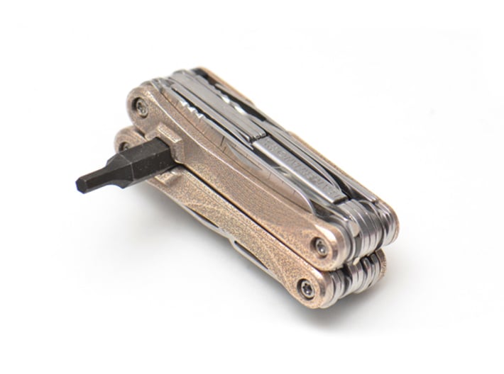 Leatherman Squirt PS4 Hex Driver Scales 3d printed 