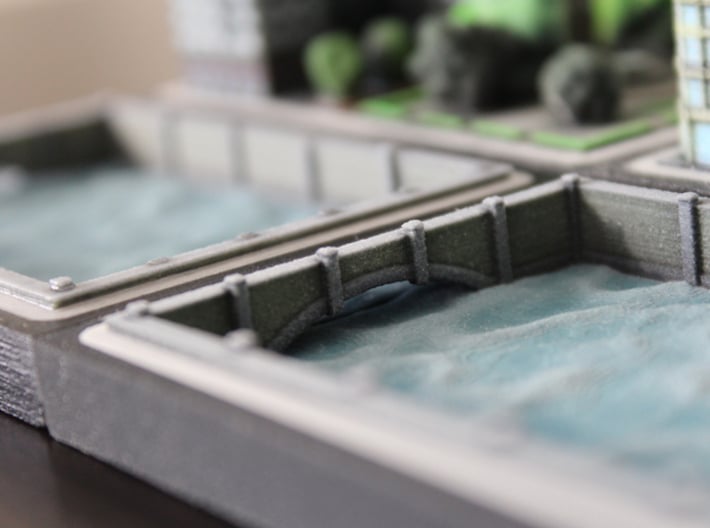 Canal Plate 3d printed 