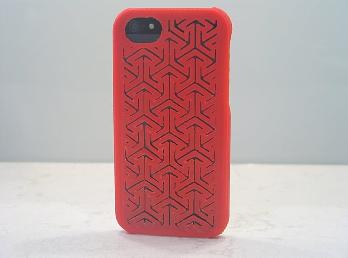 Islamic Case for Iphone 5 3d printed in red