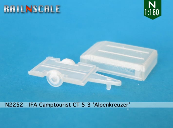 IFA Camptourist 'Alpenkreuzer' (N 1:160) 3d printed 