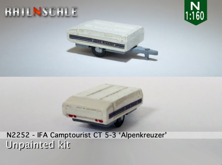 IFA Camptourist 'Alpenkreuzer' (N 1:160) 3d printed