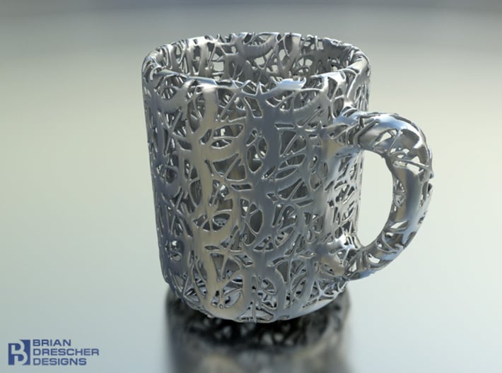 Coffee Filigree - Sculpture 3d printed 