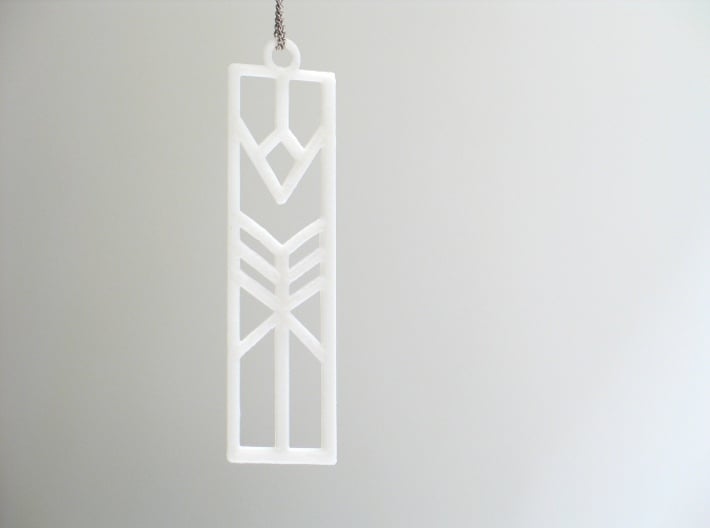 Lilly Art Deco Pendant 3d printed