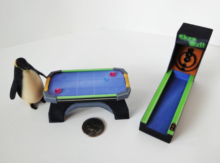 Mini Skeeball 3d printed 