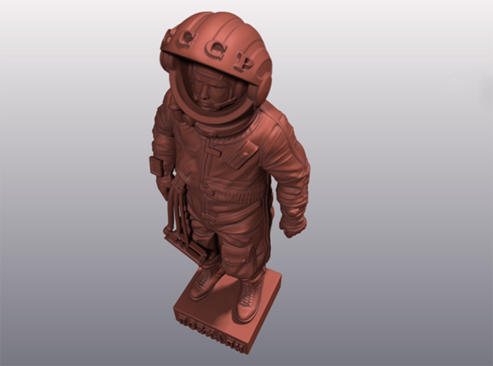 Yuri Gagarin 30cm Sculpture 3d printed 