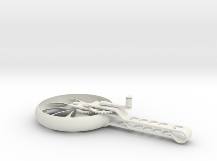 Hand-Crank Fan 3d printed 