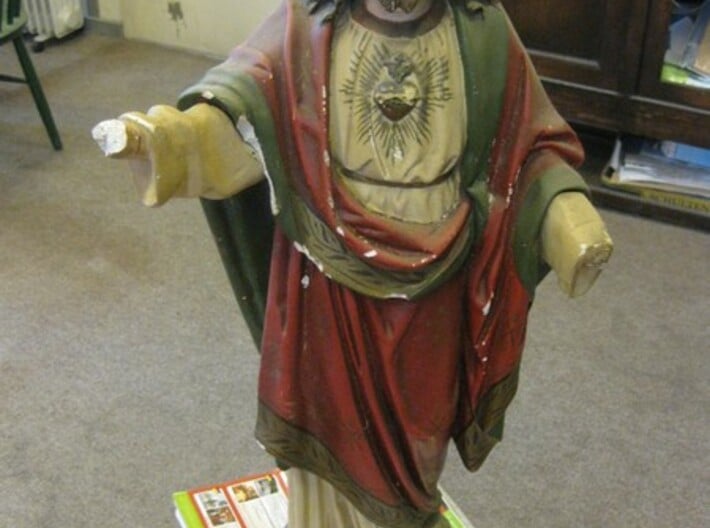 Jesus Christ miniature 5cm 3d printed Original statue 70 cm