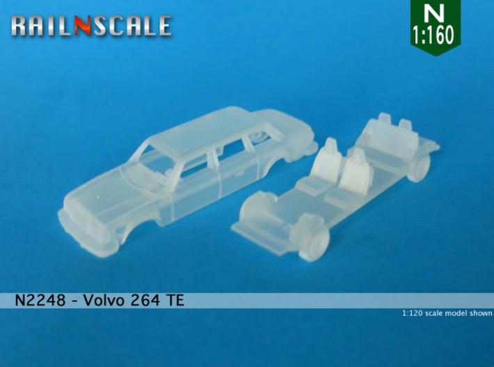 Volvo 264 TE (N 1:160) 3d printed 