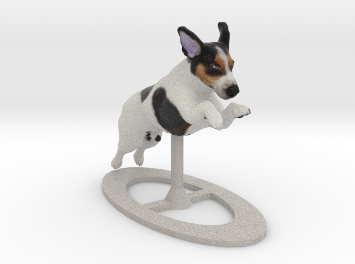 Jumping Up Jack Russell Terrier 1 3d printed 