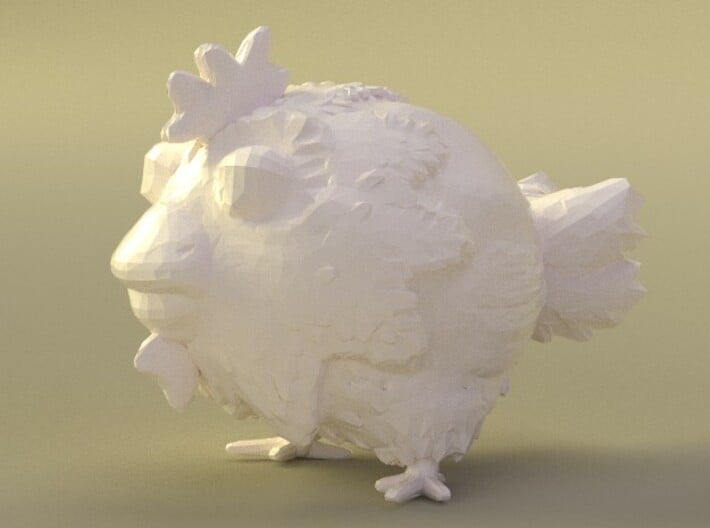 chicken toy 3d printed 