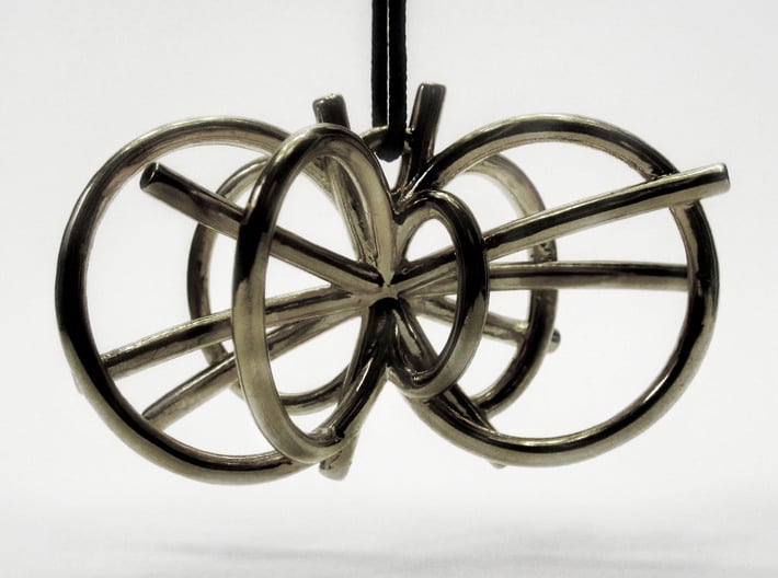 Higgs Boson Necklace 3d printed 