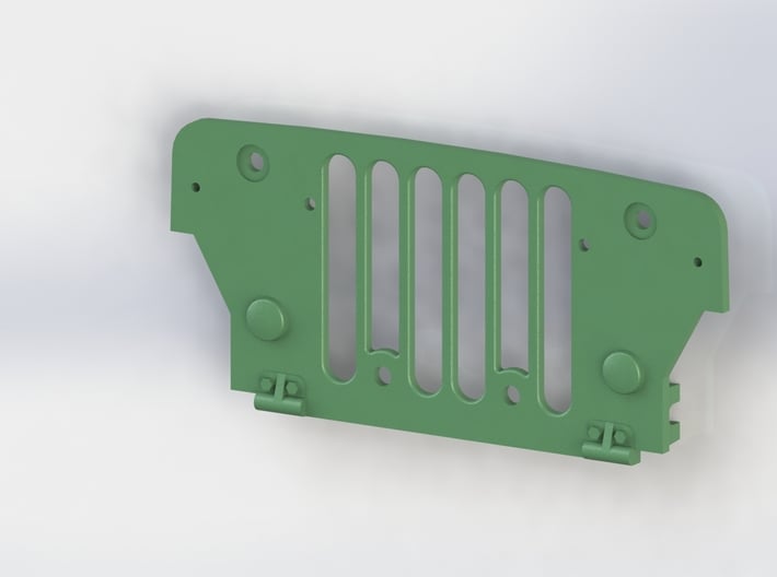 Tamiya Wild Willy M38 Grill panel 3d printed 