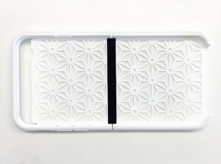 Cariband case for iPhone 6 3d printed Inside view of band (band is not included, but if you e mail me, I will send you one!)