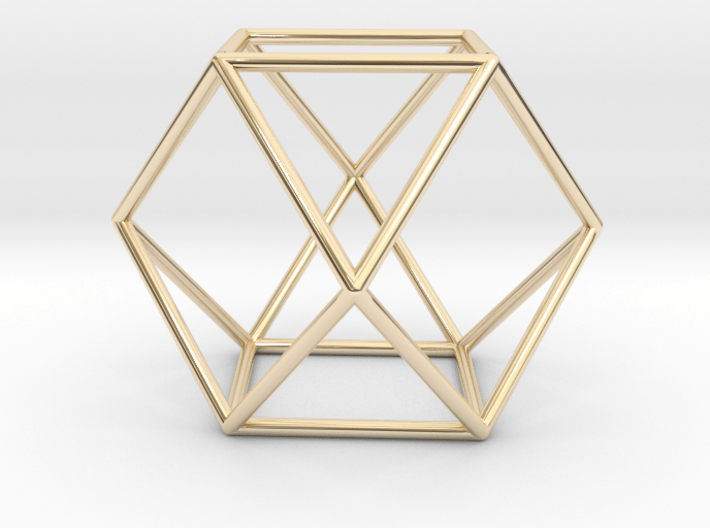 Vector Equilibrium - Cuboctahedron 40mm Sacred Geo 3d printed
