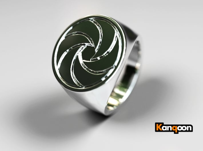 Paul F. -  Signet Ring 3d printed Polished Silver preview