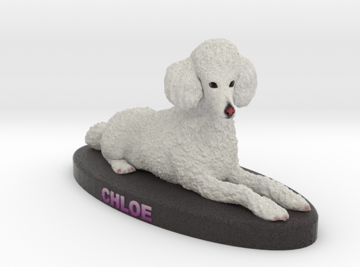 Custom Dog Figurine - Chloe 3d printed 