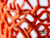 Coraline Tealight Red Sandstone 3d printed Full Color Sandstone printed