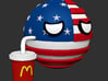 Countryballs USA Soda 3d printed Countryballs USA Soda - 3D render allr