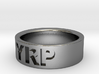 Custom Ring Engraved 3d printed 
