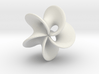 Geometric Pendant -  Mobius Flower 3d printed 