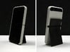 Cariband case for iPhone 5/5s, "holds stuff" 3d printed White Strong & Flexible POLISHED, business card as stand for portrait view