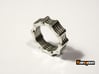 Violetta S9 - Bicycle Chain Ring 3d printed Polished Silver printed in US 6.75